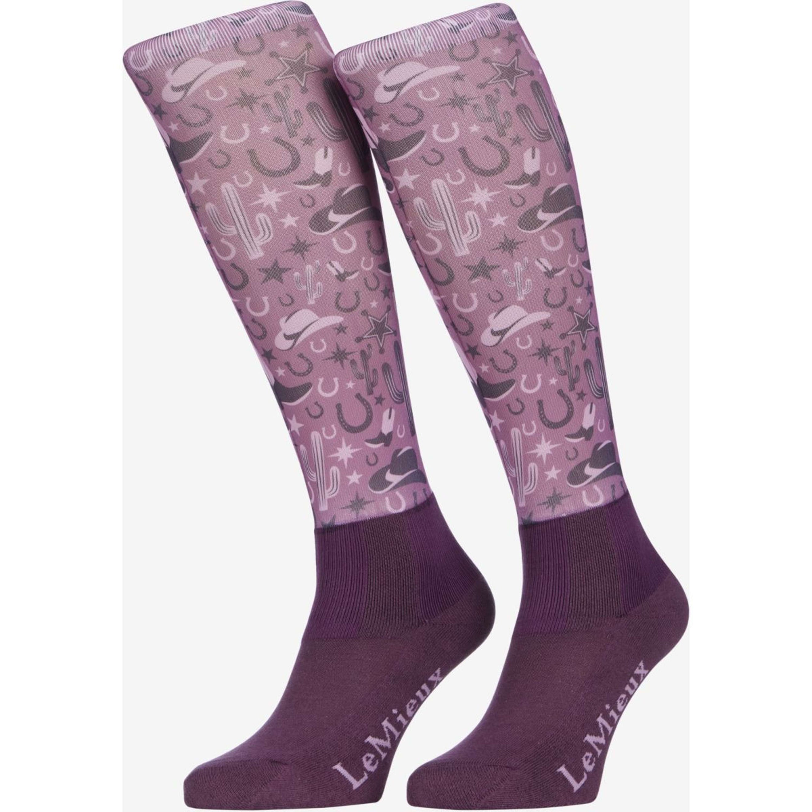 LeMieux Socken Footsie Western Rosa