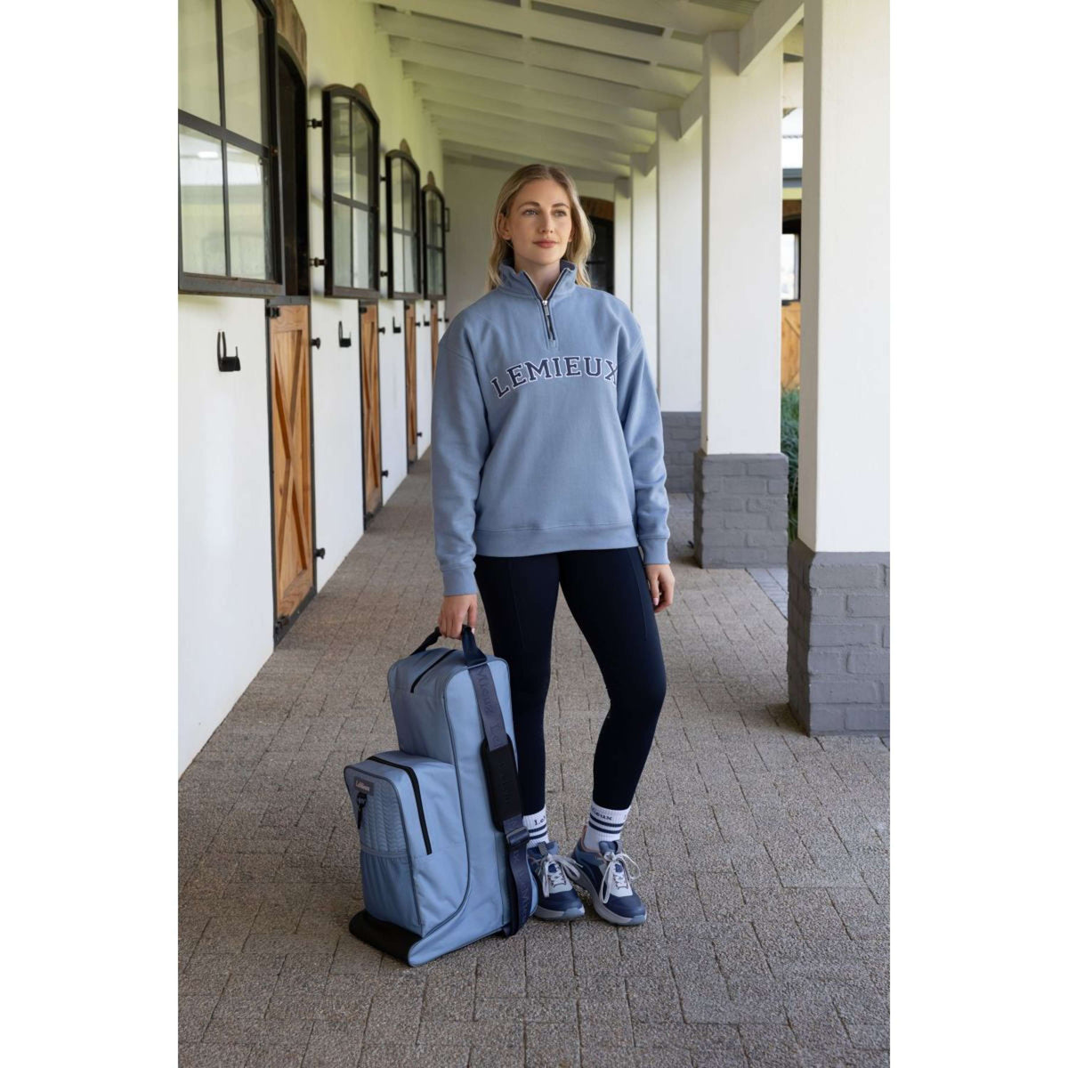 LeMieux Helm/Stiefeltasche Powder Blue