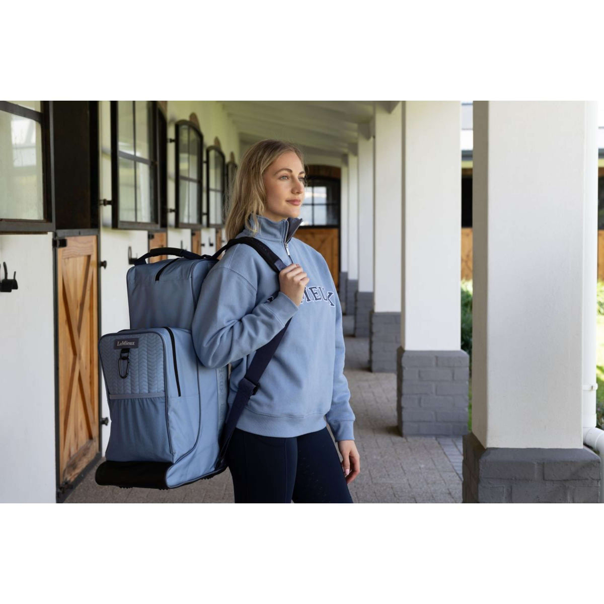 LeMieux Helm/Stiefeltasche Powder Blue