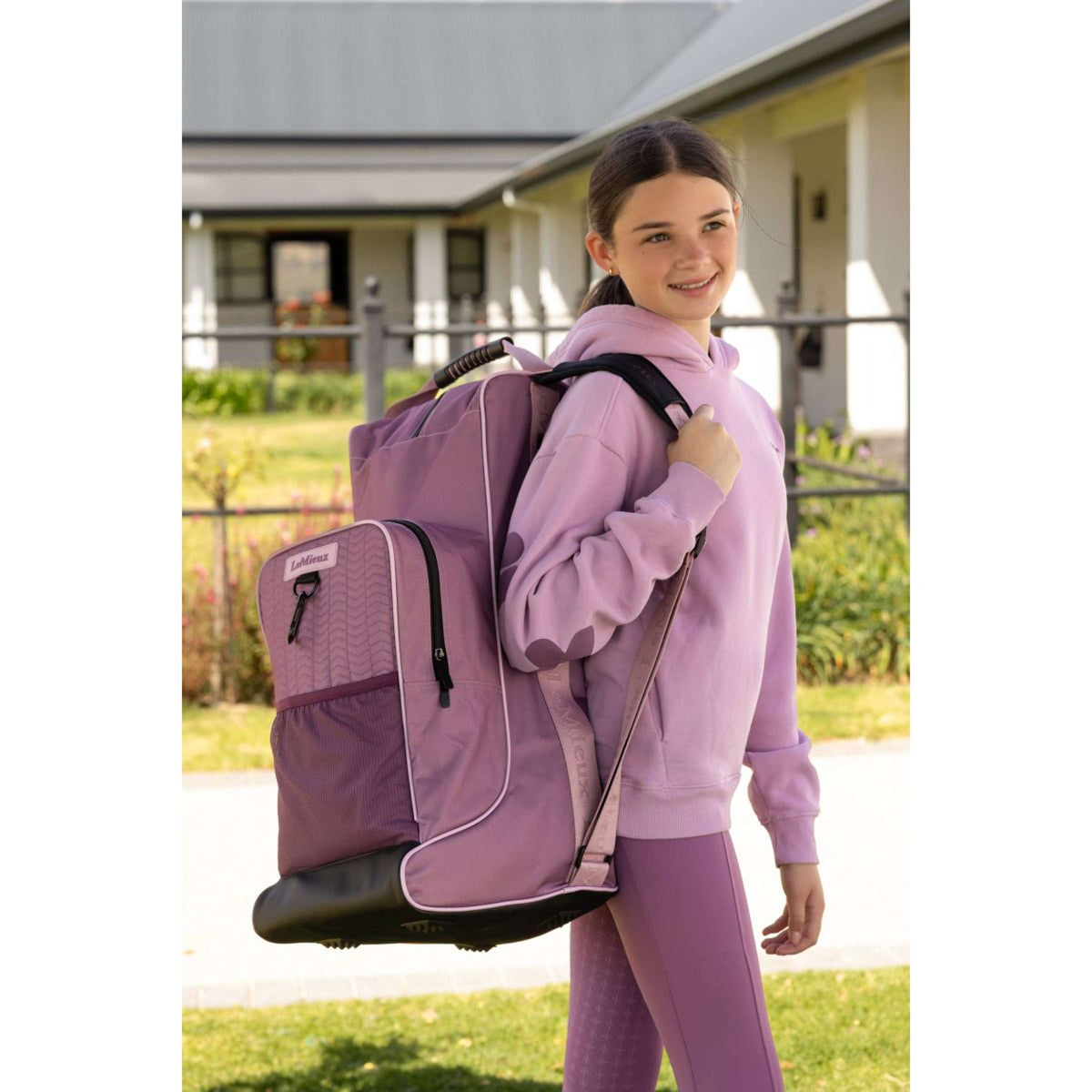 LeMieux Helm/Stiefeltasche Mallow