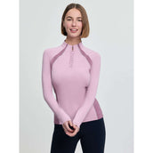 LeMieux Base Layer Philippa Mesh Lange Ärmel Fondant