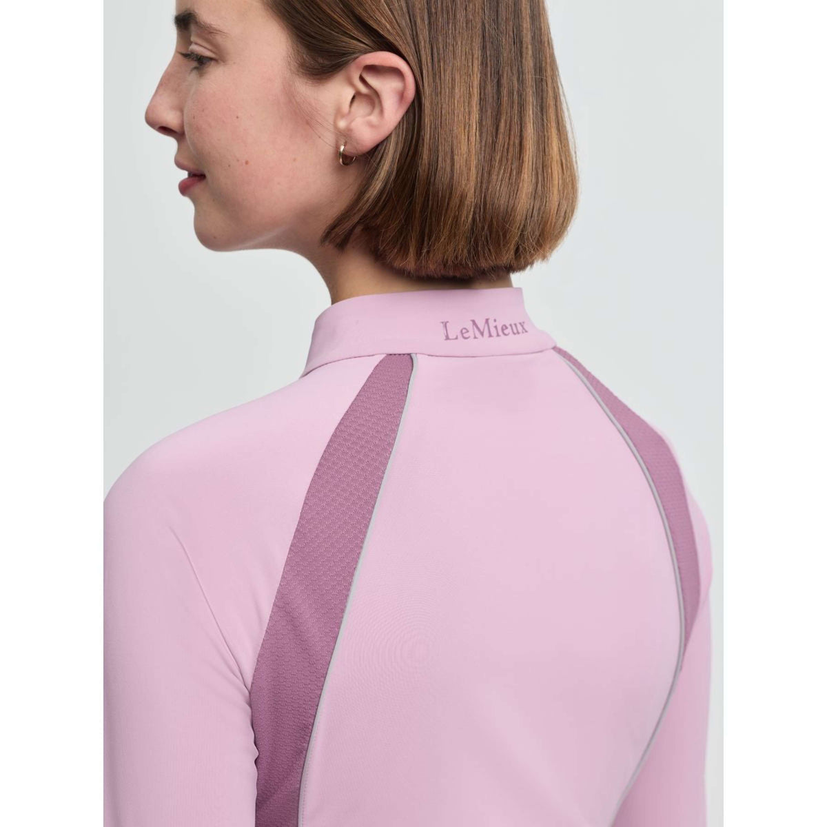 LeMieux Base Layer Philippa Mesh Lange Ärmel Fondant