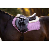 LeMieux Schabracke Merino+ Suede Close Contact Square Springen Fondant