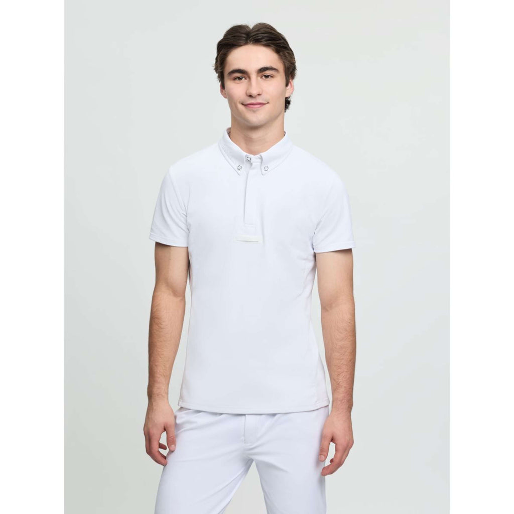 LeMieux Turniershirt Competition Herren Weiß