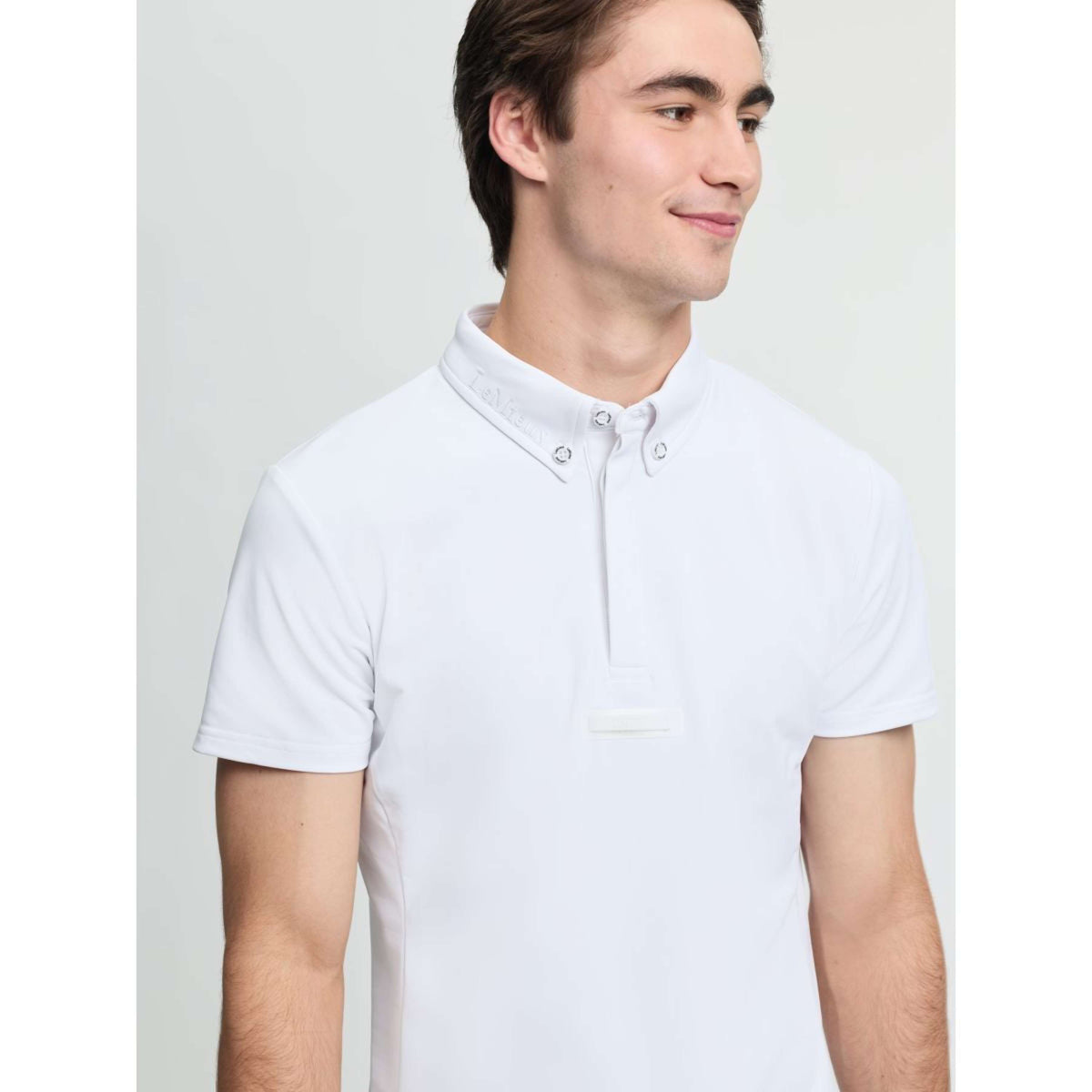 LeMieux Turniershirt Competition Herren Weiß