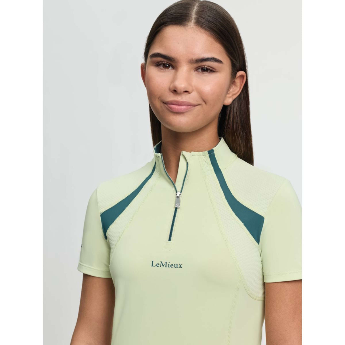 LeMieux Base Layer Young Rider Mia Mesh Macaron