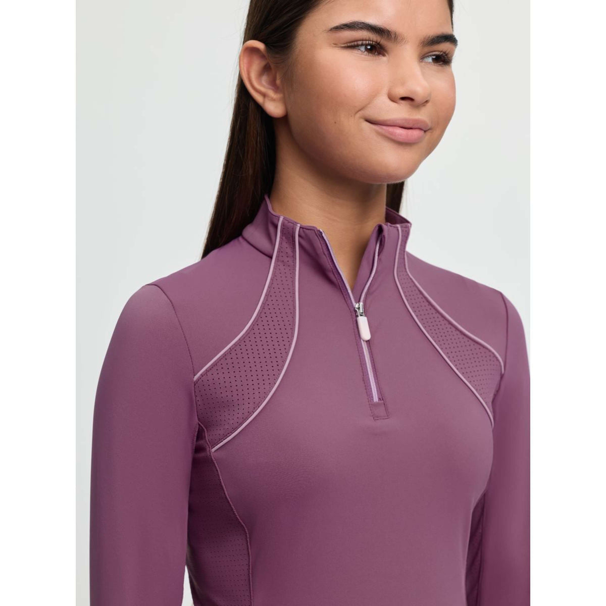 LeMieux Base Layer Young Rider Airflow Mallow