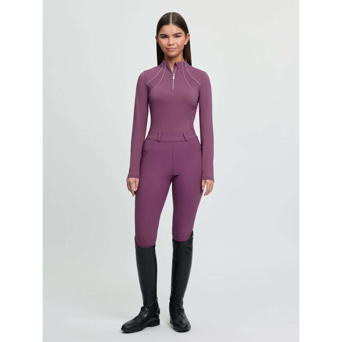 LeMieux Base Layer Young Rider Airflow Mallow