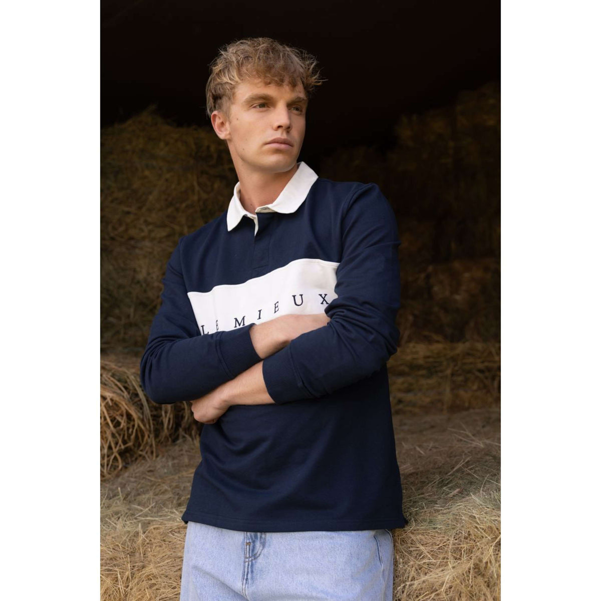LeMieux Rugbyshirt Herren Navy