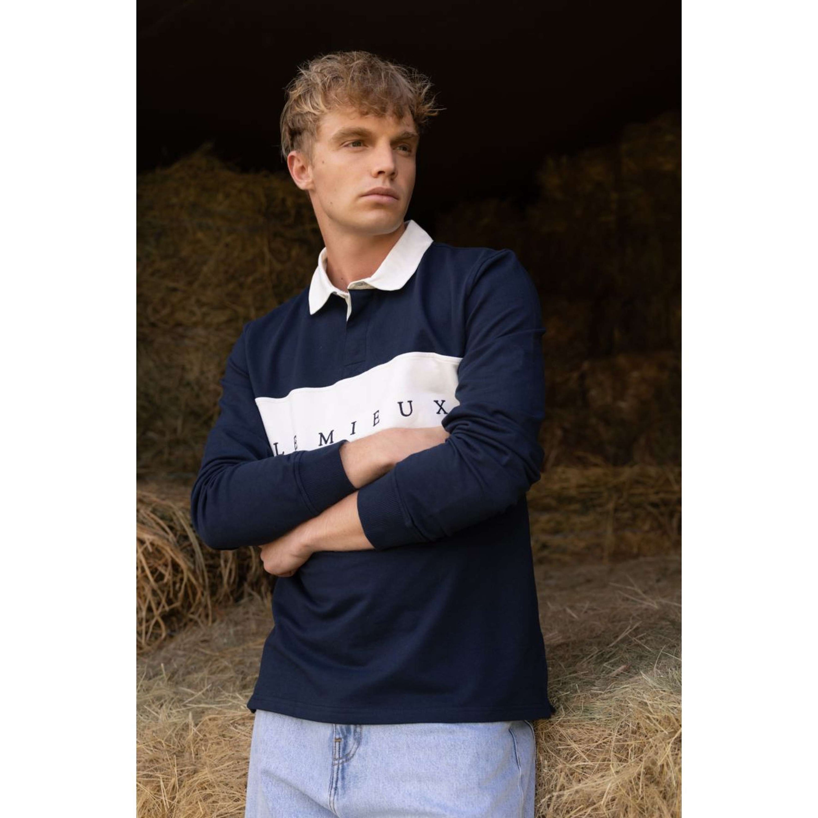 LeMieux Rugbyshirt Herren Navy