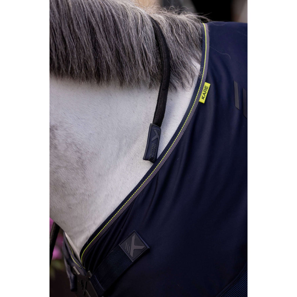 K by EQUITHÈME Führstrick Triton mit Karabinerhaken Schwarz