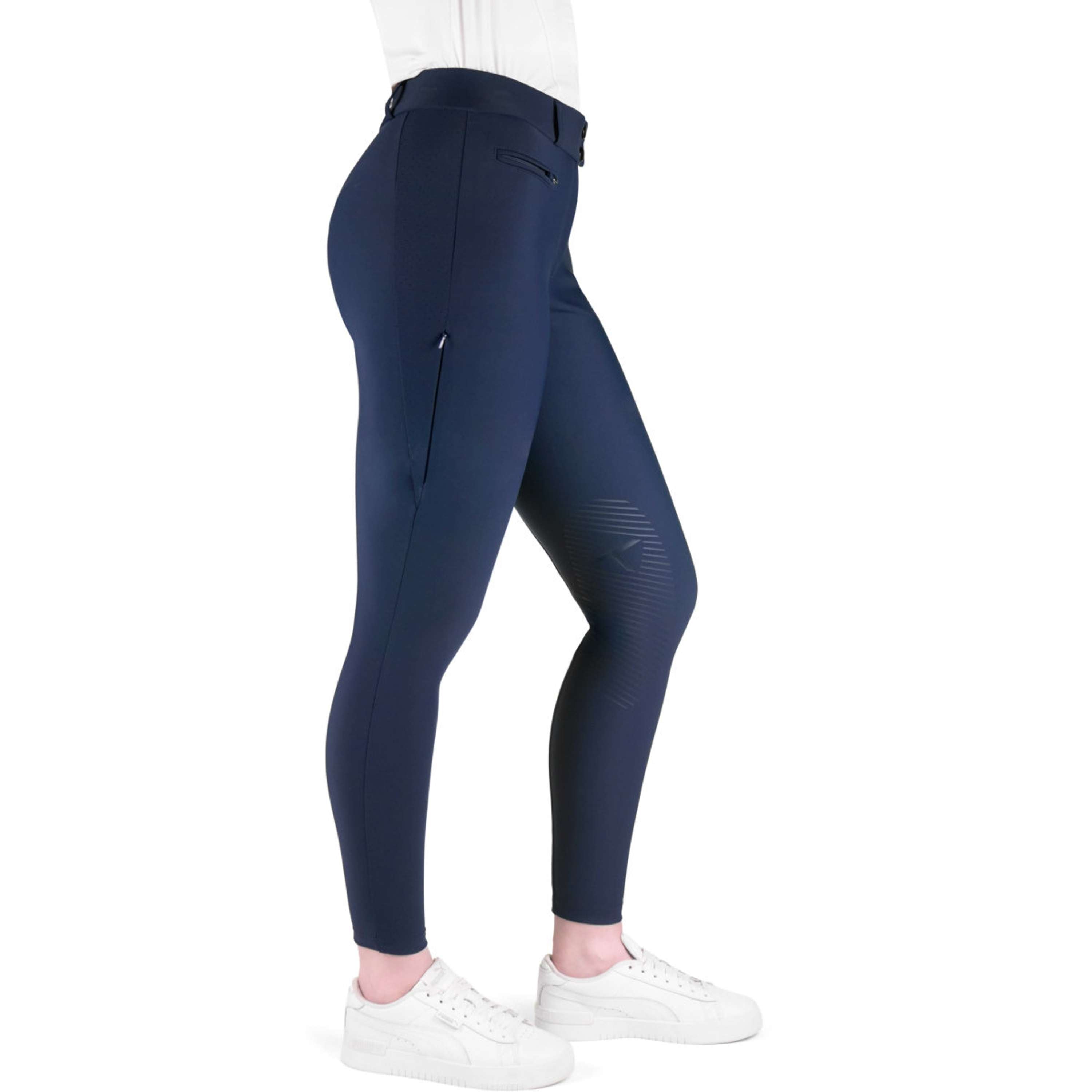 K by EQUITHÈME Reithose Explore Full Grip Navy
