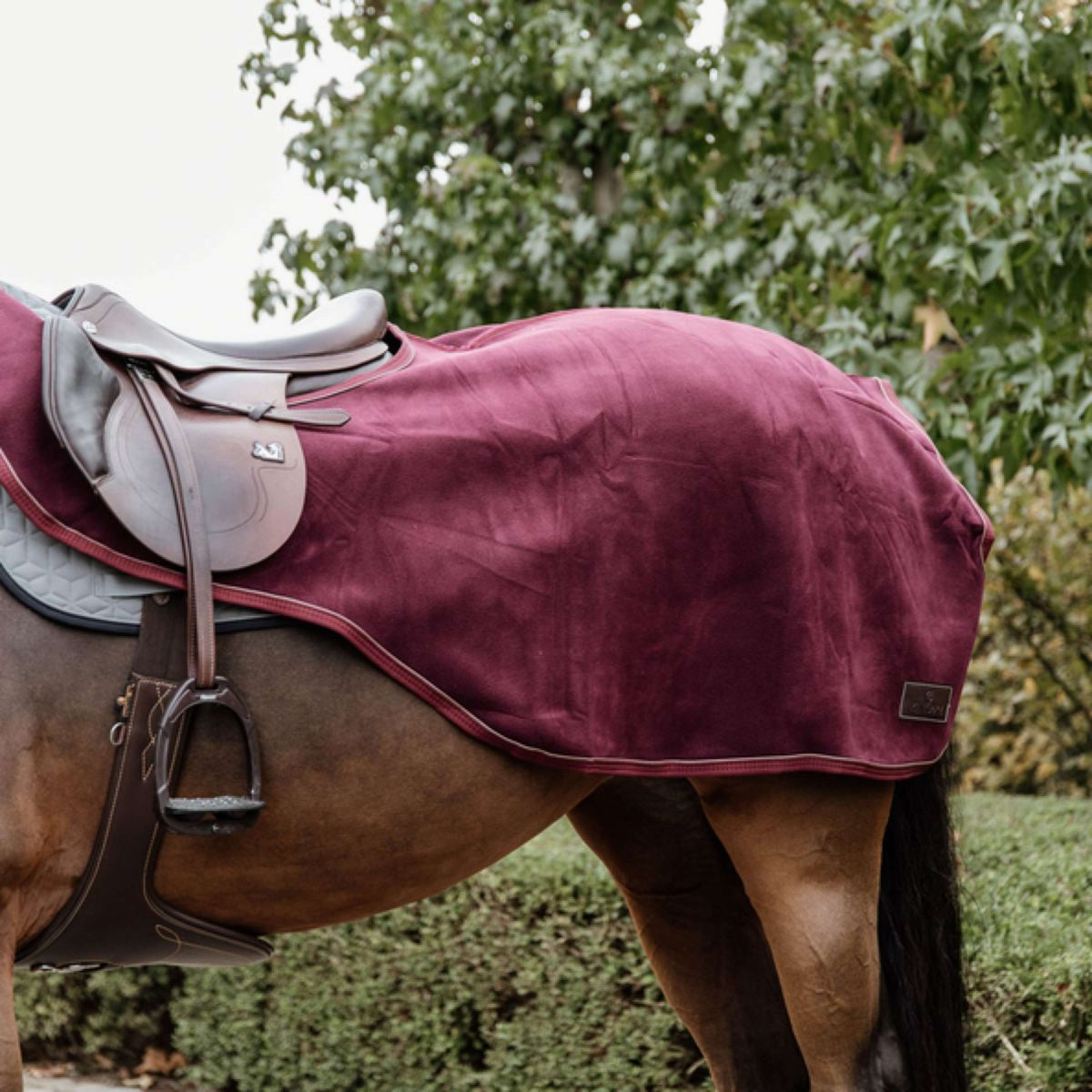 Kentucky Horsewear Ausreitdecke Heavy Fleece Bordeaux