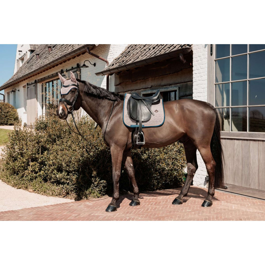 Kentucky Horsewear Schabracke Pied-de-Poule Dressur Bordeaux/Navy