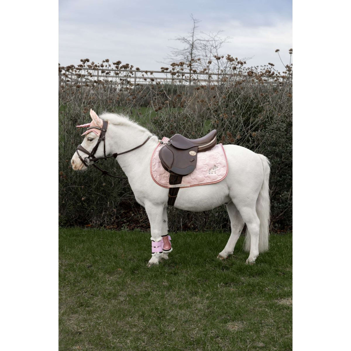 Kentucky Horsewear Schabracke Glitter Unicorn Dressur Soft Rose