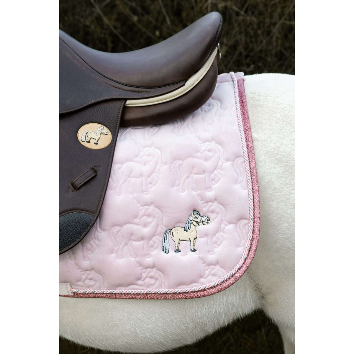 Kentucky Horsewear Schabracke Glitter Unicorn Dressur Soft Rose