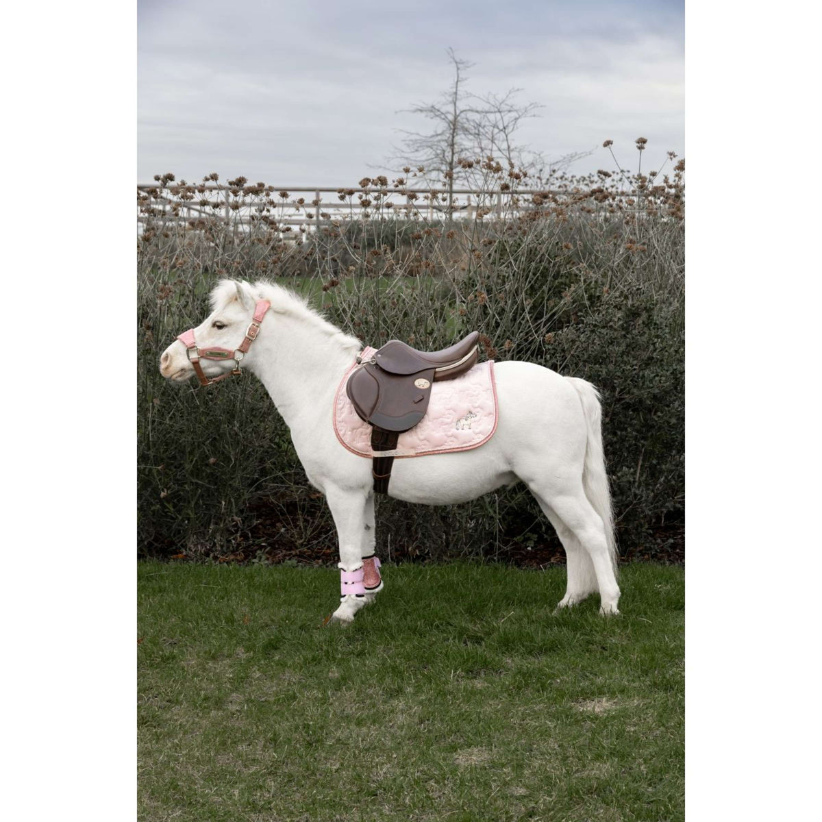 Kentucky Horsewear Schabracke Glitter Unicorn Springen Soft Rose