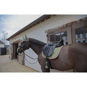 Kentucky Horsewear Schabracke Softshell Onion Quilt Dressur Khaki/Altrosa