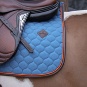 Kentucky Horsewear Schabracke Onion Quilt Leather Neon Springen Blau