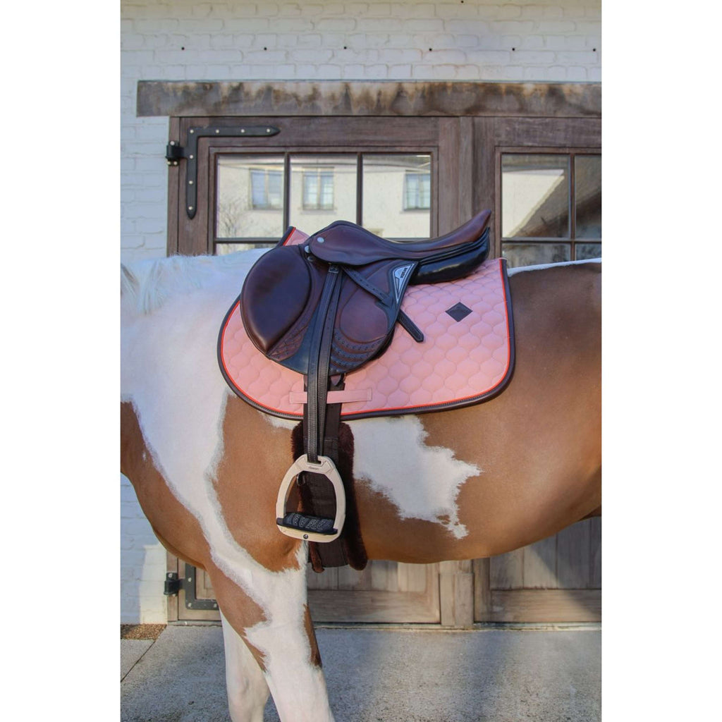 Kentucky Horsewear Schabracke Onion Quilt Leather Neon Springen Altrosa