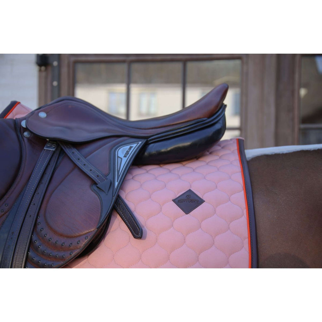 Kentucky Horsewear Schabracke Onion Quilt Leather Neon Springen Altrosa