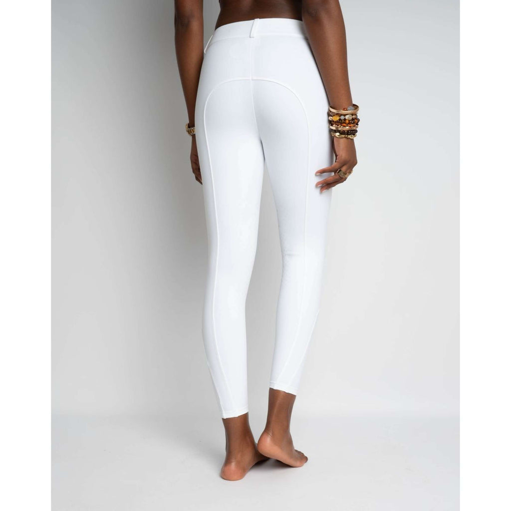 Kentucky Reithose Miami Knee Grip Damen Weiß