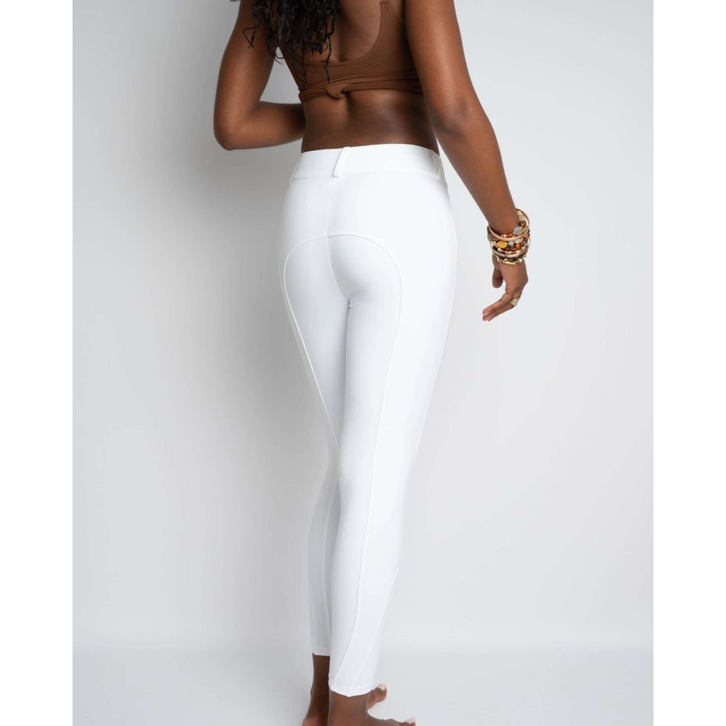Kentucky Reithose Miami Knee Grip Damen Weiß