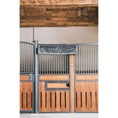 Kentucky Stallvorhang Classic mit Fächern Grau