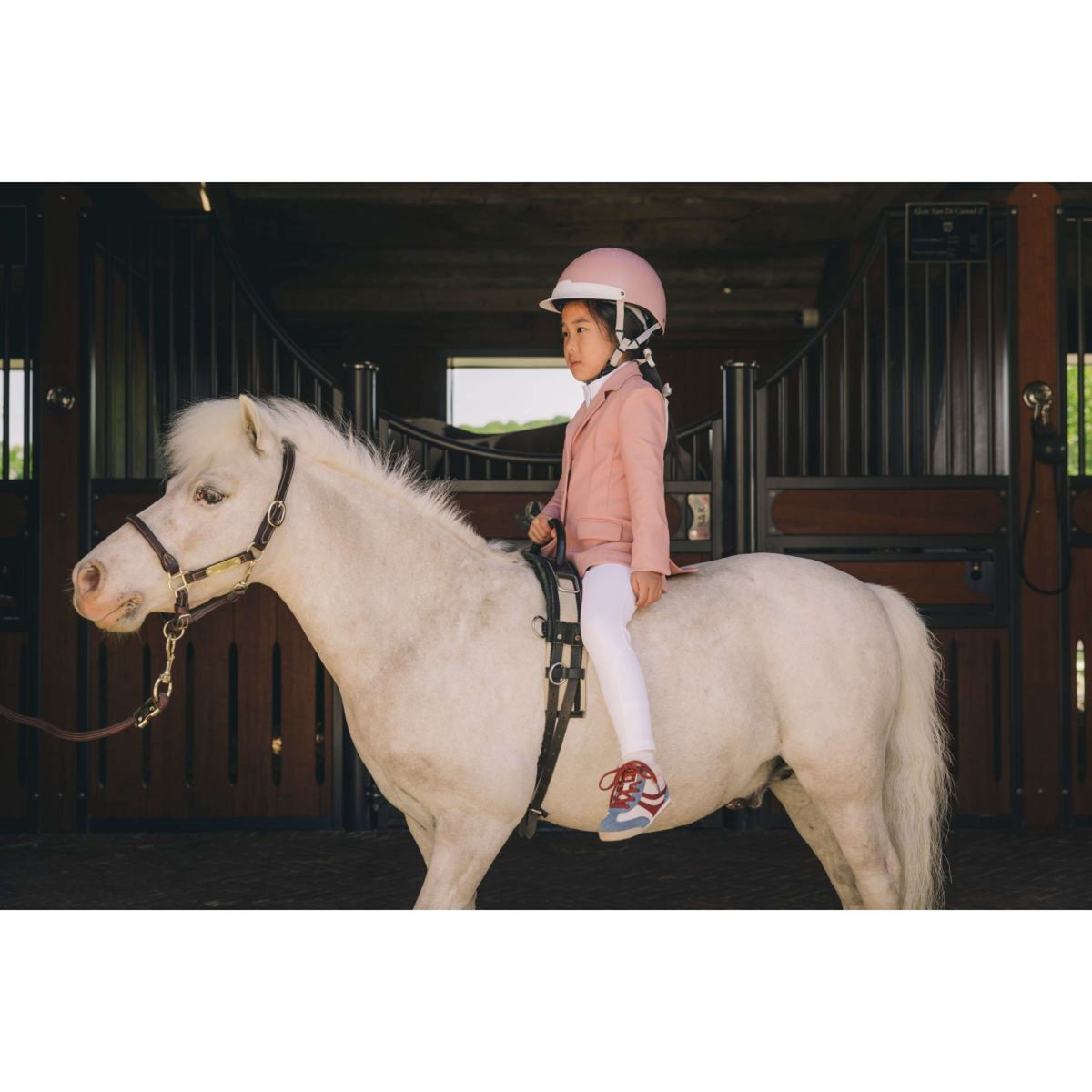 Kentucky Reitleggings Miami Knee Grip Girls Weiß