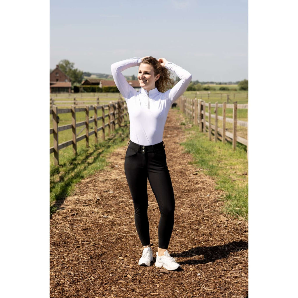 Kentucky Reithose Miami Knee Grip Damen Schwarz