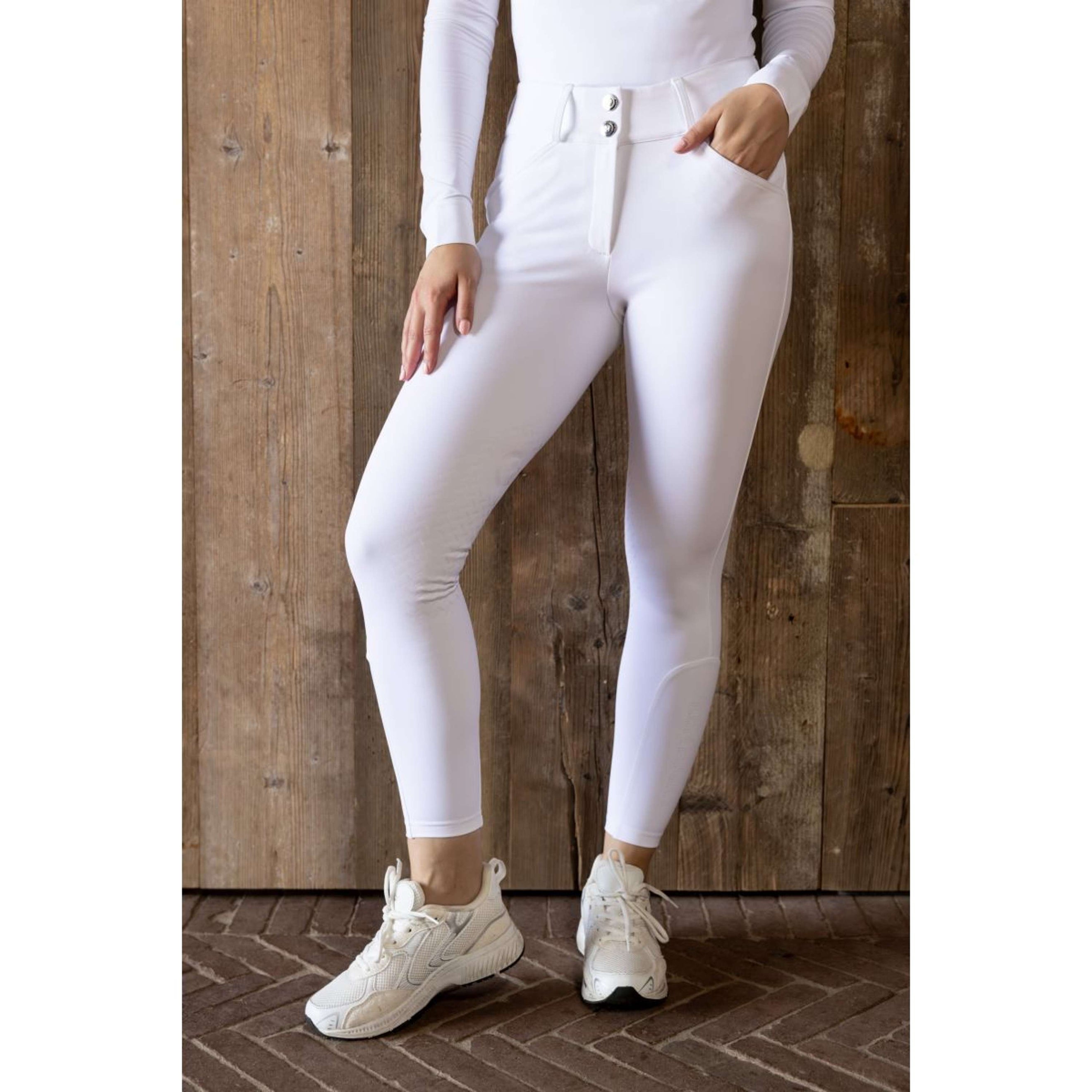 Kentucky Reithose Miami Knee Grip Damen Weiß Kentucky Reithose Miami Knee Grip Damen Weiß