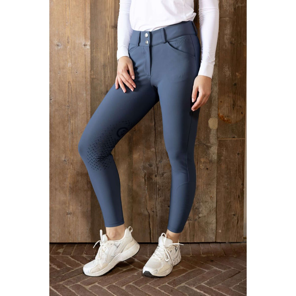 Kentucky Reithose Miami Knee Grip Damen Ozeanblau