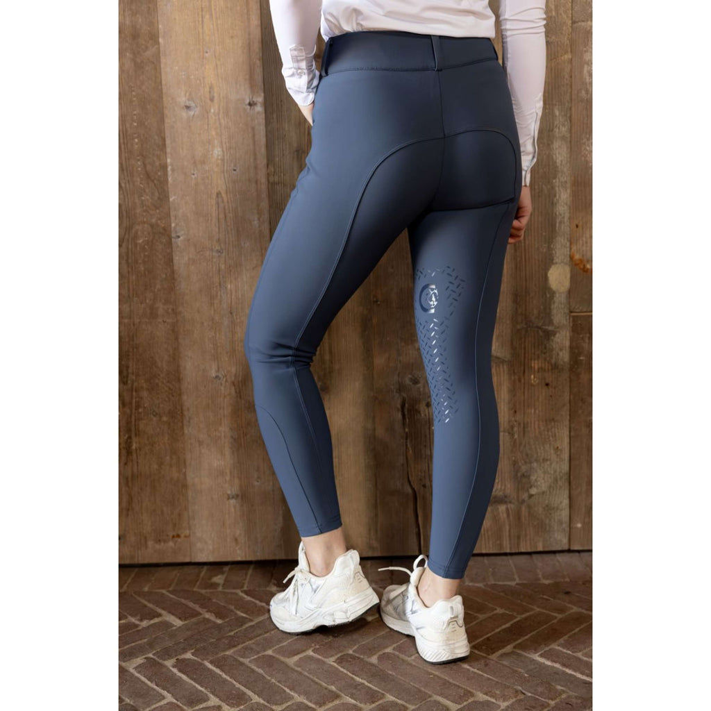 Kentucky Reithose Miami Knee Grip Damen Ozeanblau