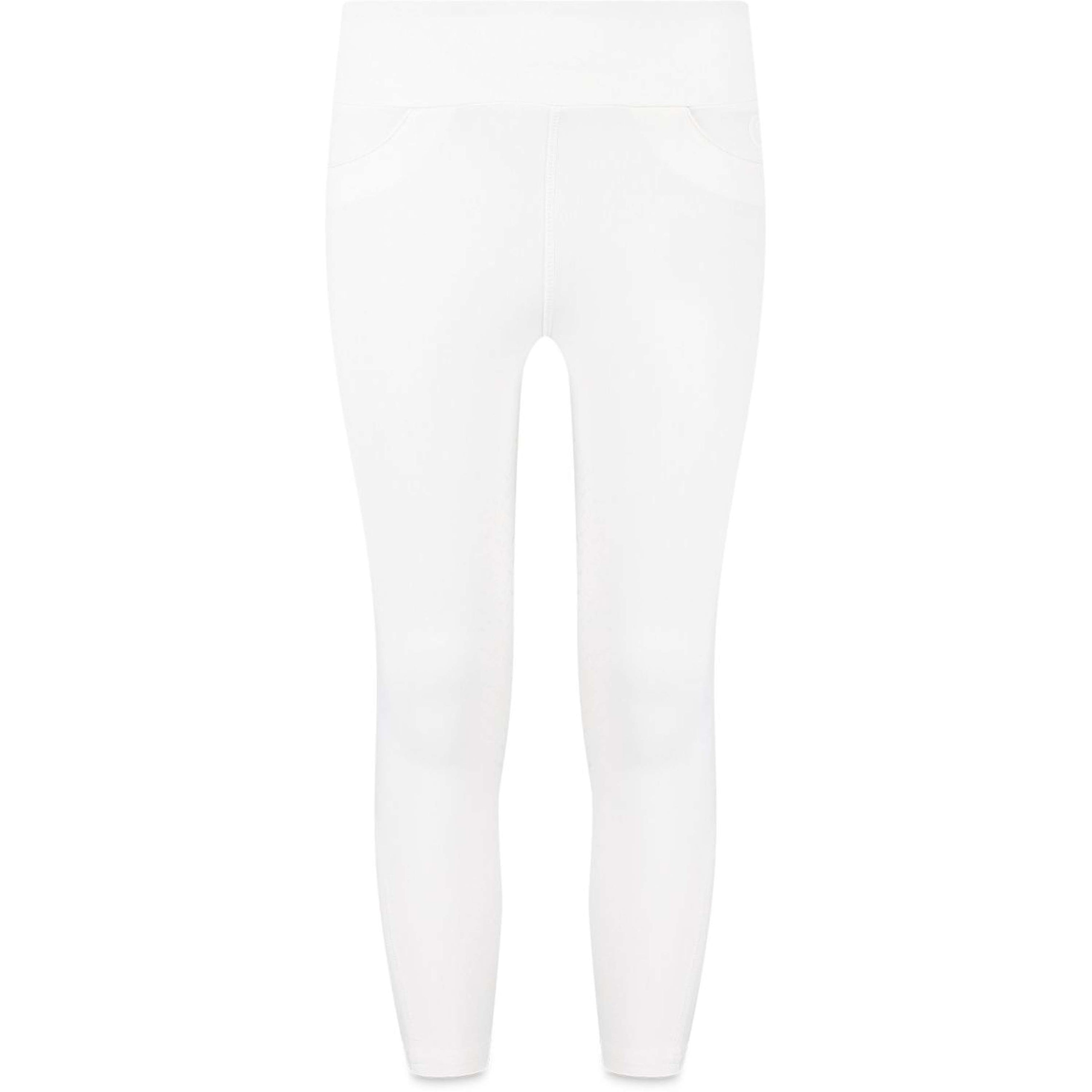 Kentucky Reitleggings Miami Knee Grip Girls Weiß