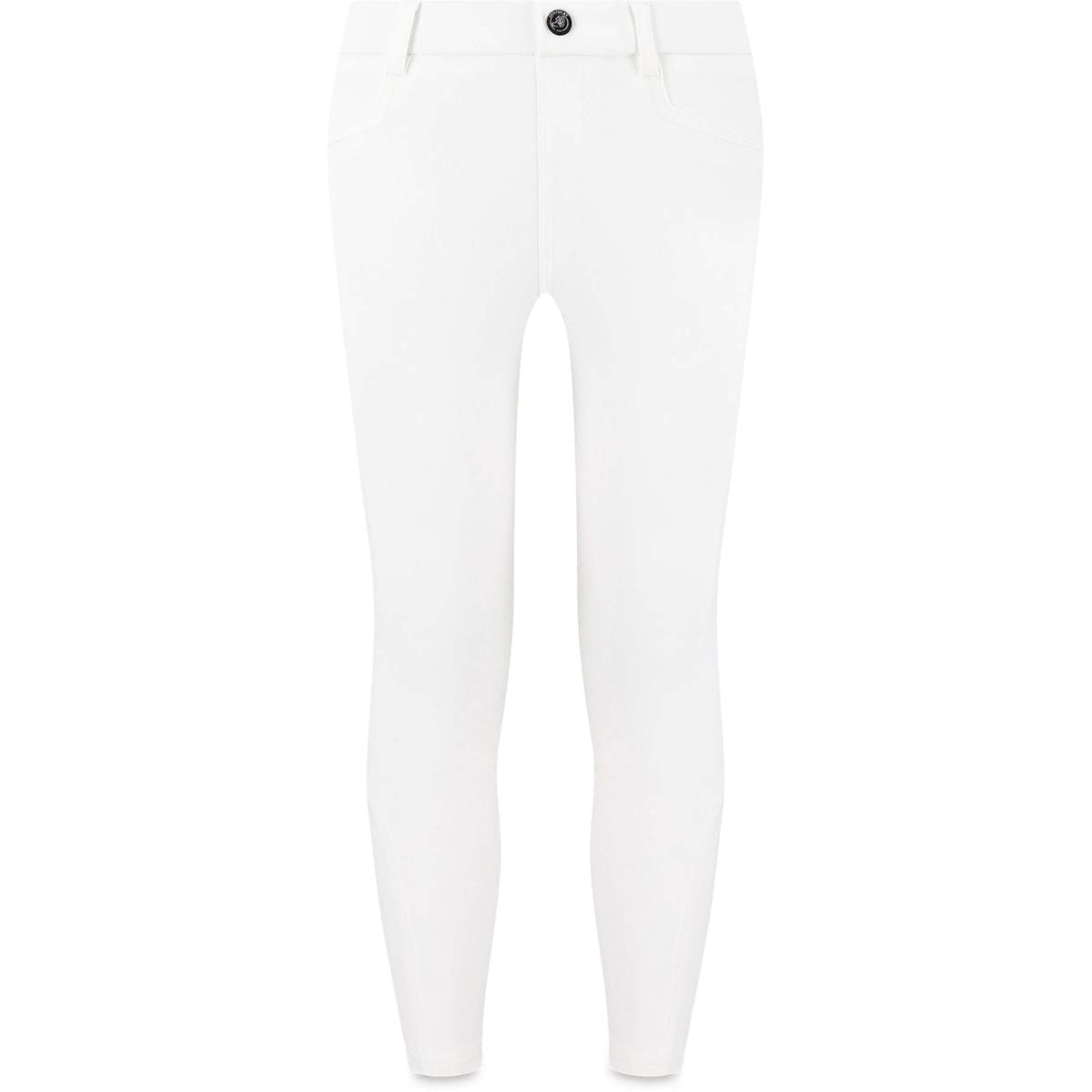 Kentucky Reitleggings Mexico Knee Grip Boys Weiß