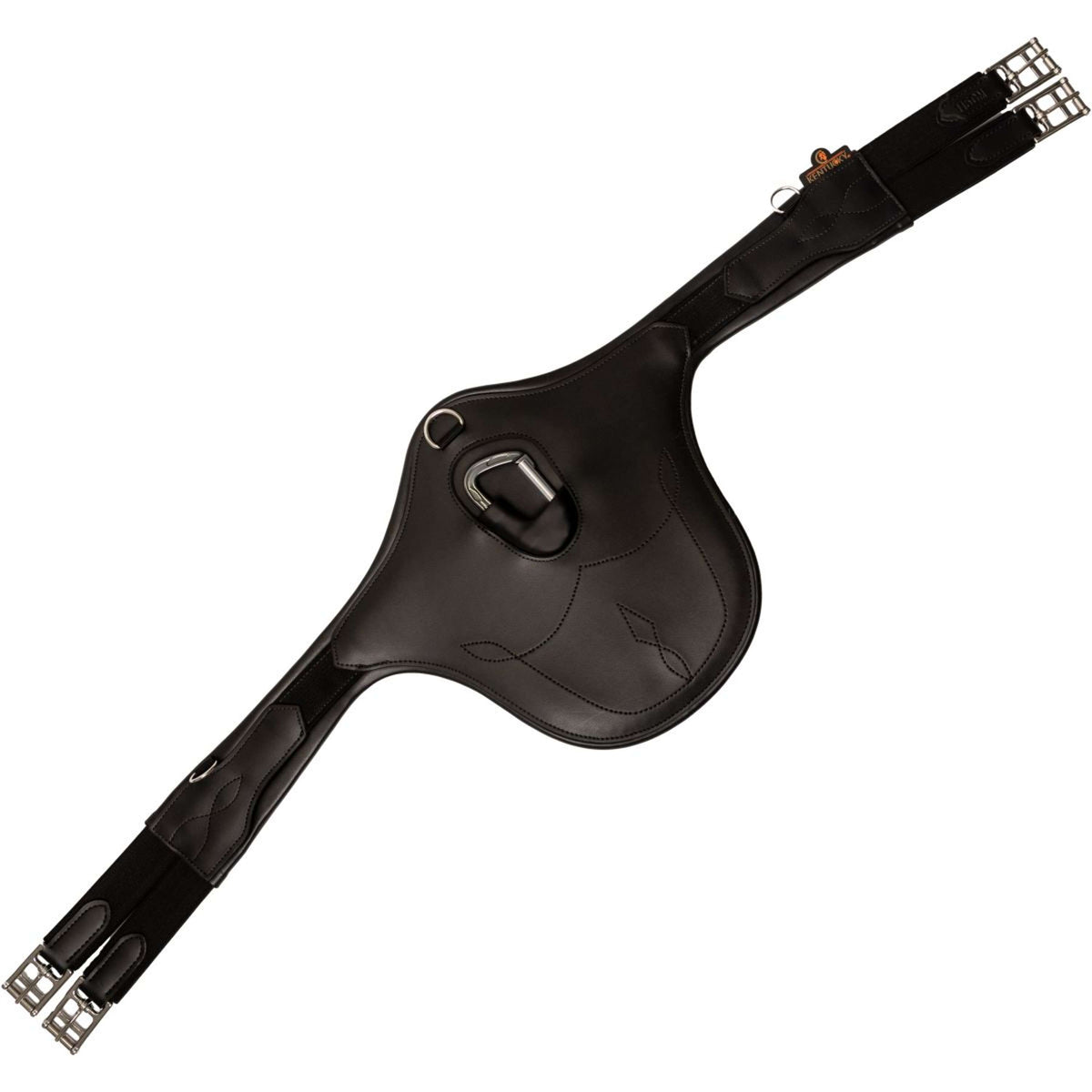 Kentucky Horsewear Spring Sattelgurt Bauchtasche Anatomic Schwarz