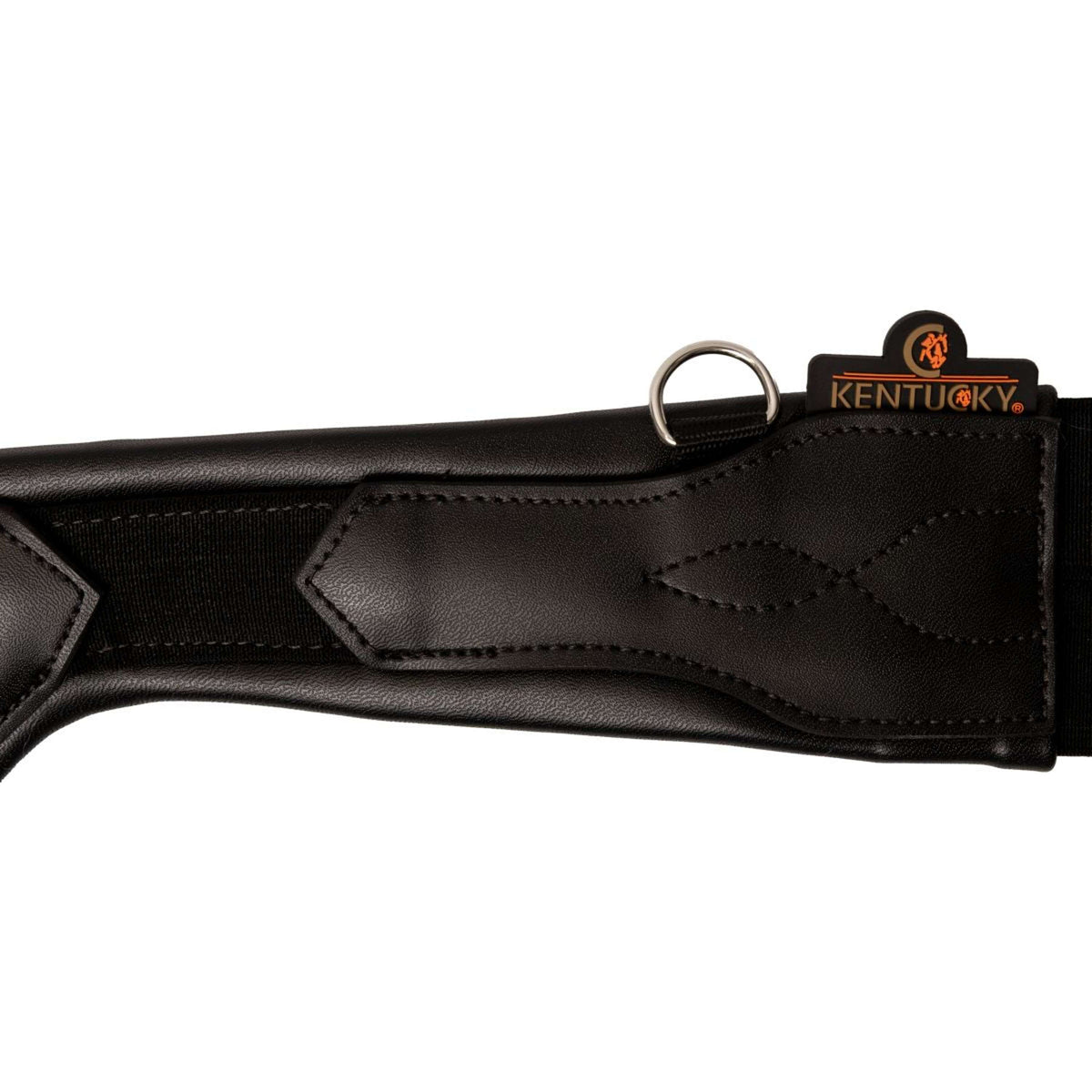 Kentucky Horsewear Spring Sattelgurt Bauchtasche Anatomic Schwarz