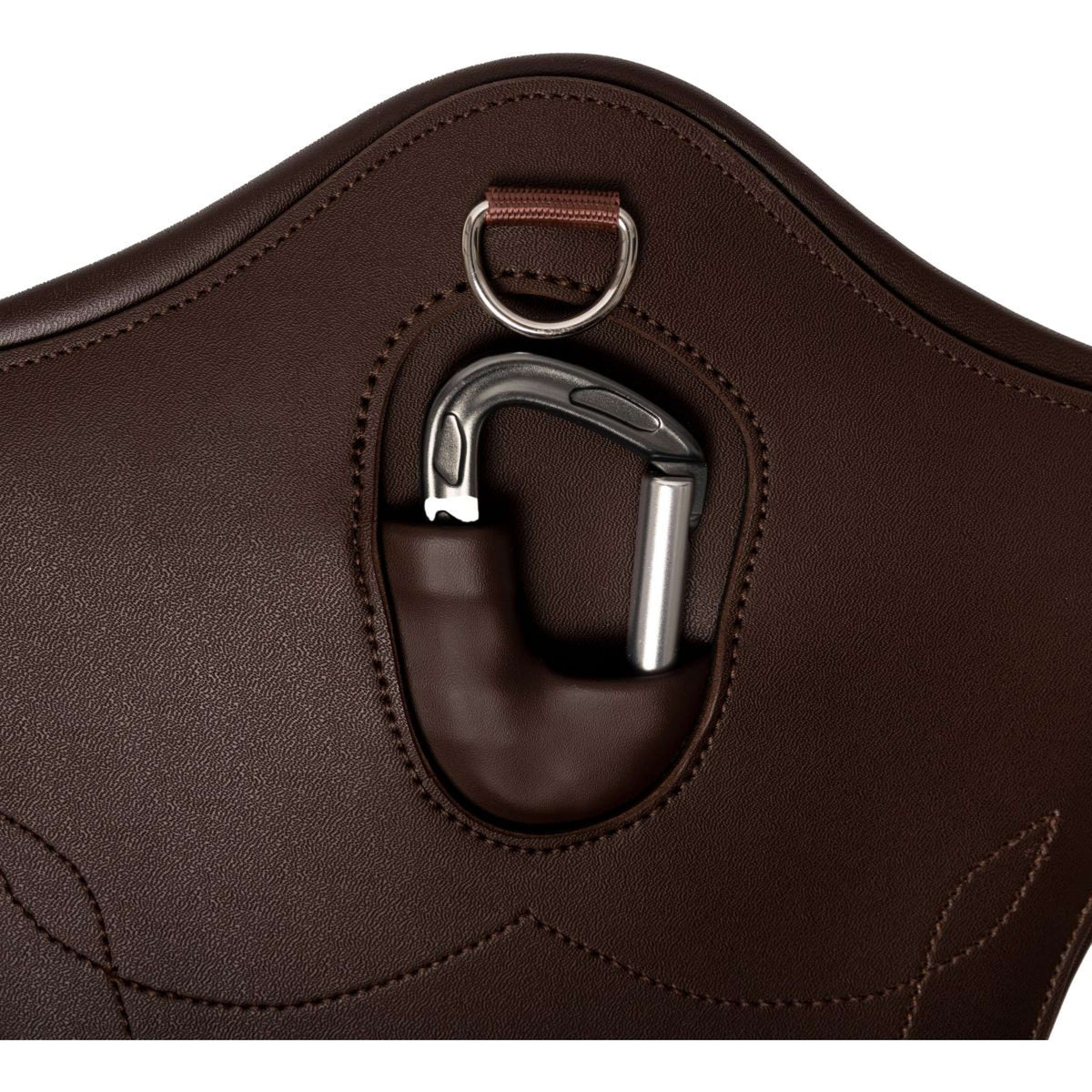 Kentucky Horsewear Spring Sattelgurt Bauchtasche Anatomic Braun