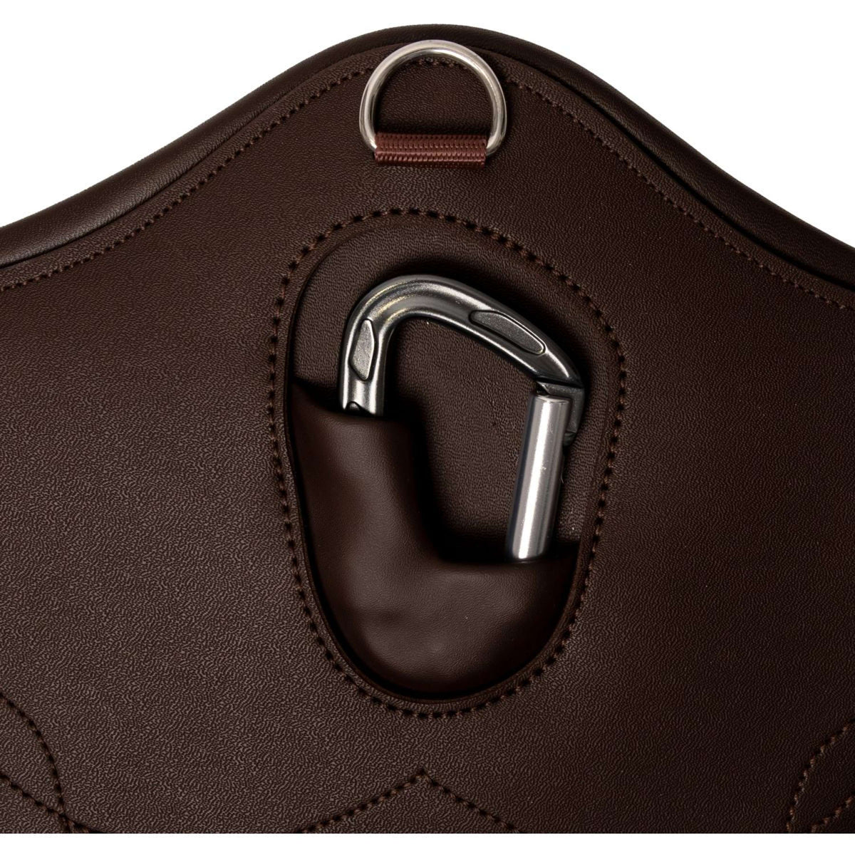 Kentucky Horsewear Spring Sattelgurt Bauchtasche Anatomic Braun