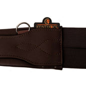 Kentucky Horsewear Spring Sattelgurt Bauchtasche Anatomic Braun
