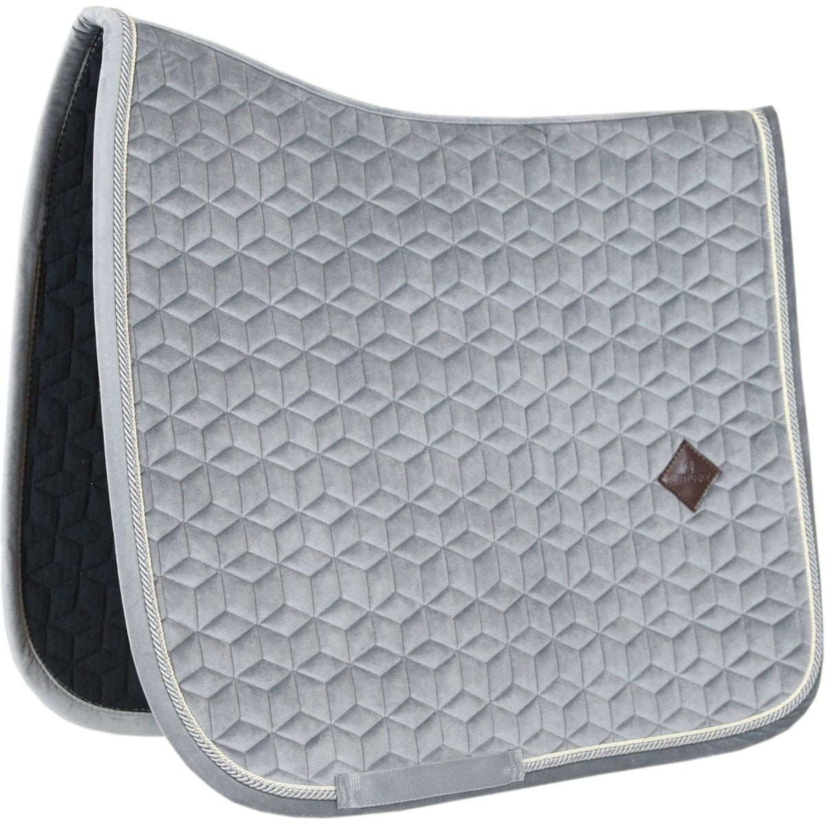 Kentucky Schabracke Basic Velvet Dressur Grau