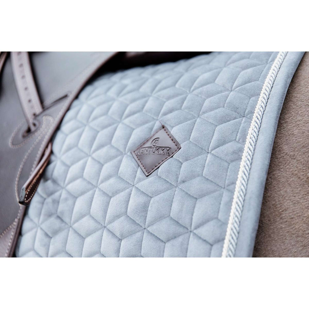 Kentucky Schabracke Basic Velvet Dressur Grau