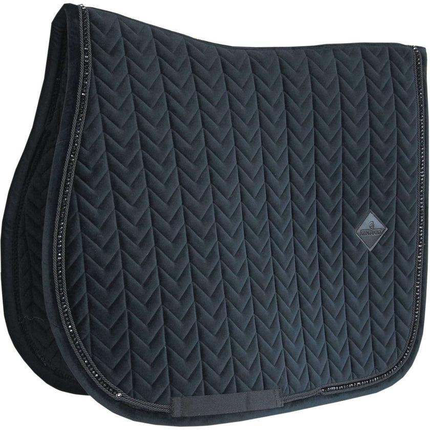 Kentucky Schabracke Velvet Pearls Springen Schwarz