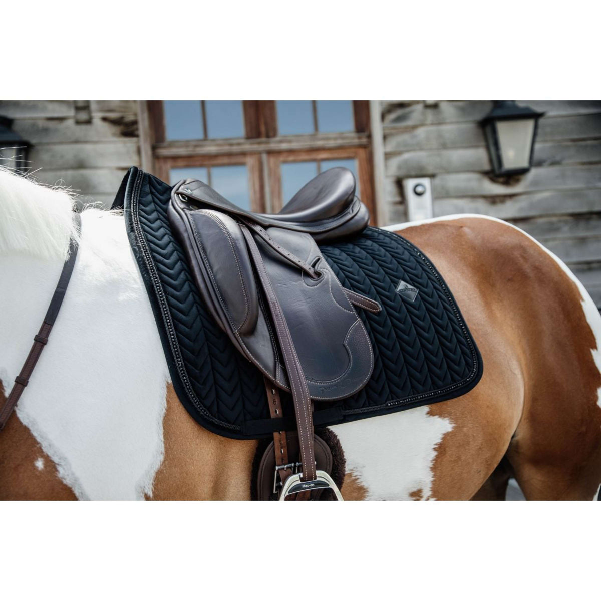 Kentucky Schabracke Velvet Pearls Dressur Schwarz