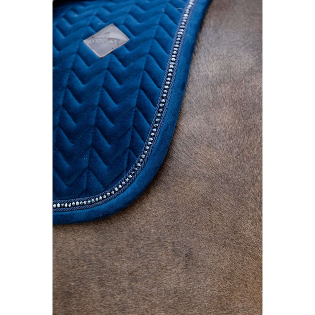 Kentucky Schabracke Velvet Pearls Springen Navy