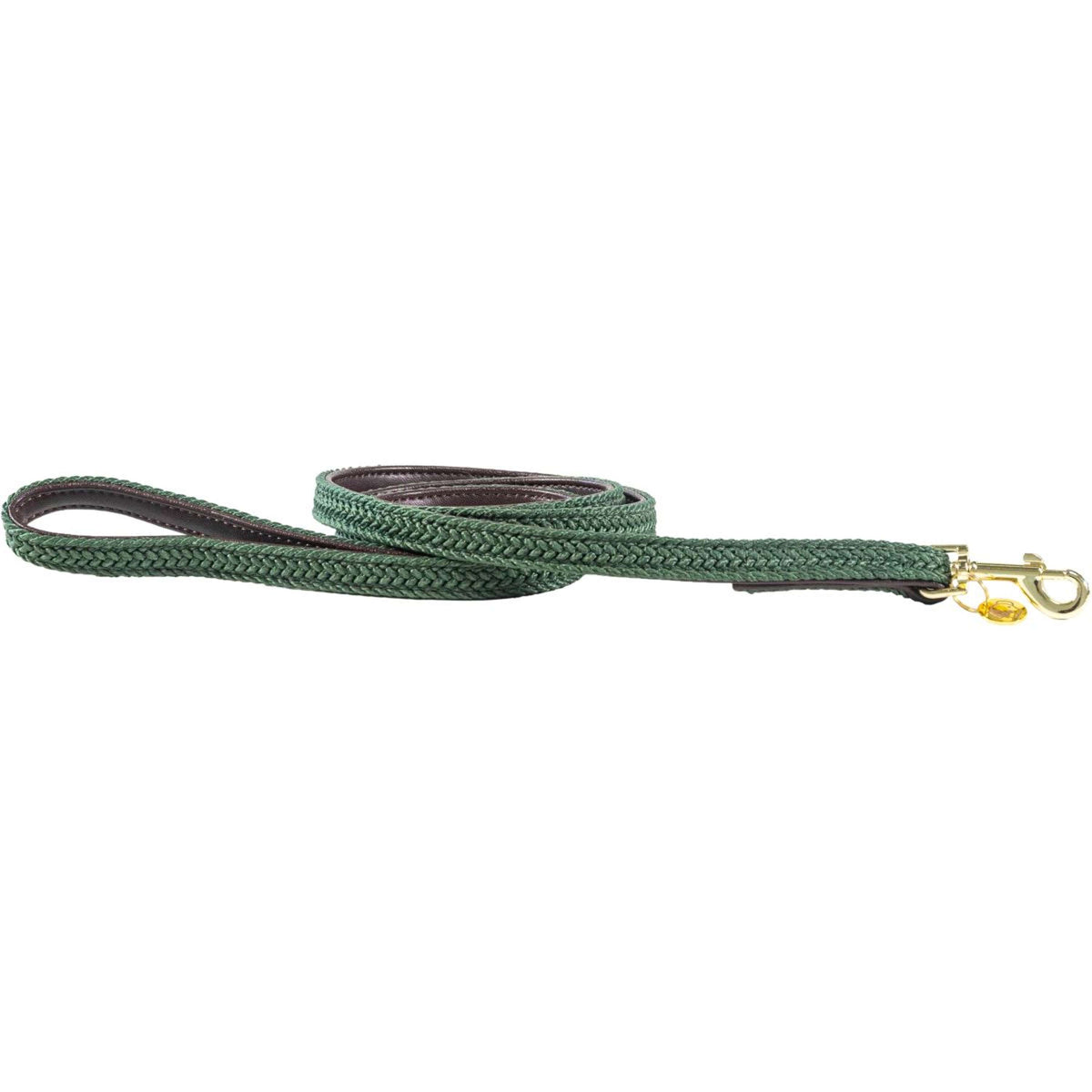 Kentucky Hundeleine Plaited Nylon Olive Grün