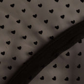 Kentucky Fliegenmaske Heart mit Ohren und Nase Schwarz