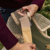 Kentucky Fliegenmaske Heart mit Ohren und Nase Beige