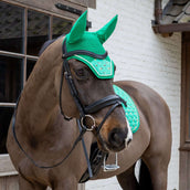 Kentucky Fliegenhaube Wellington Velvet Horse Printing Grün