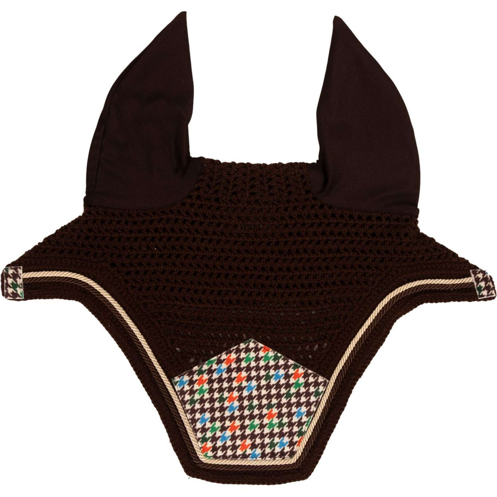 Kentucky Fliegenhaube Wellington Velvet Pied De Poule Braun